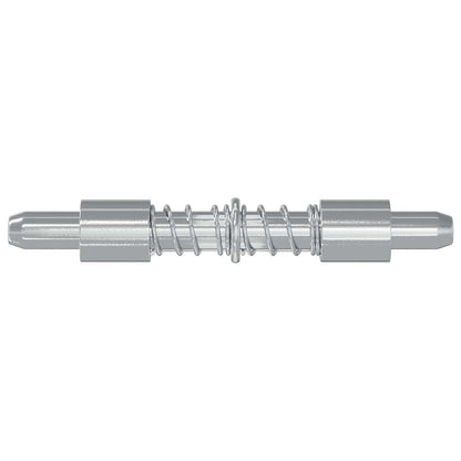 Chiusura 2 pcs Argento 46 x 17 x 1,2 mm Acciaio