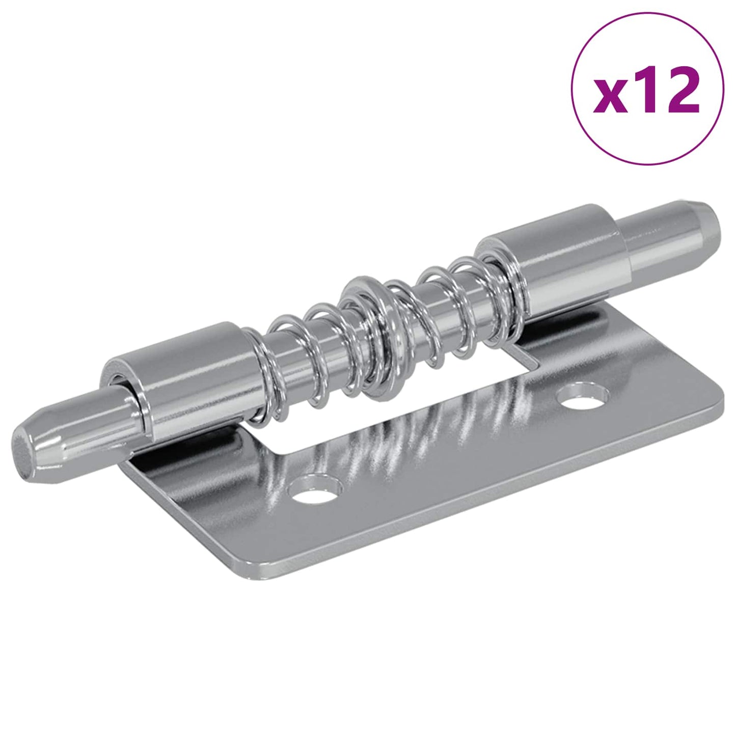 Chiusura 12 pcs Argento 46 x 17 x 1,2 mm Acciaio