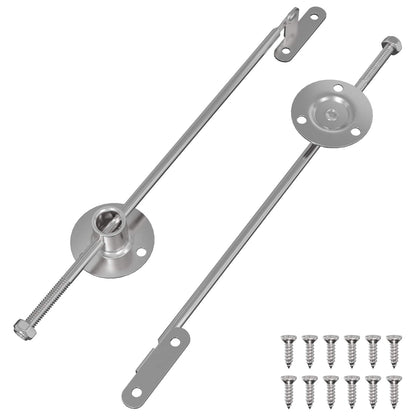 Cerniera a barra di trascinamento 2 pcs Argento 190 mm Ferro