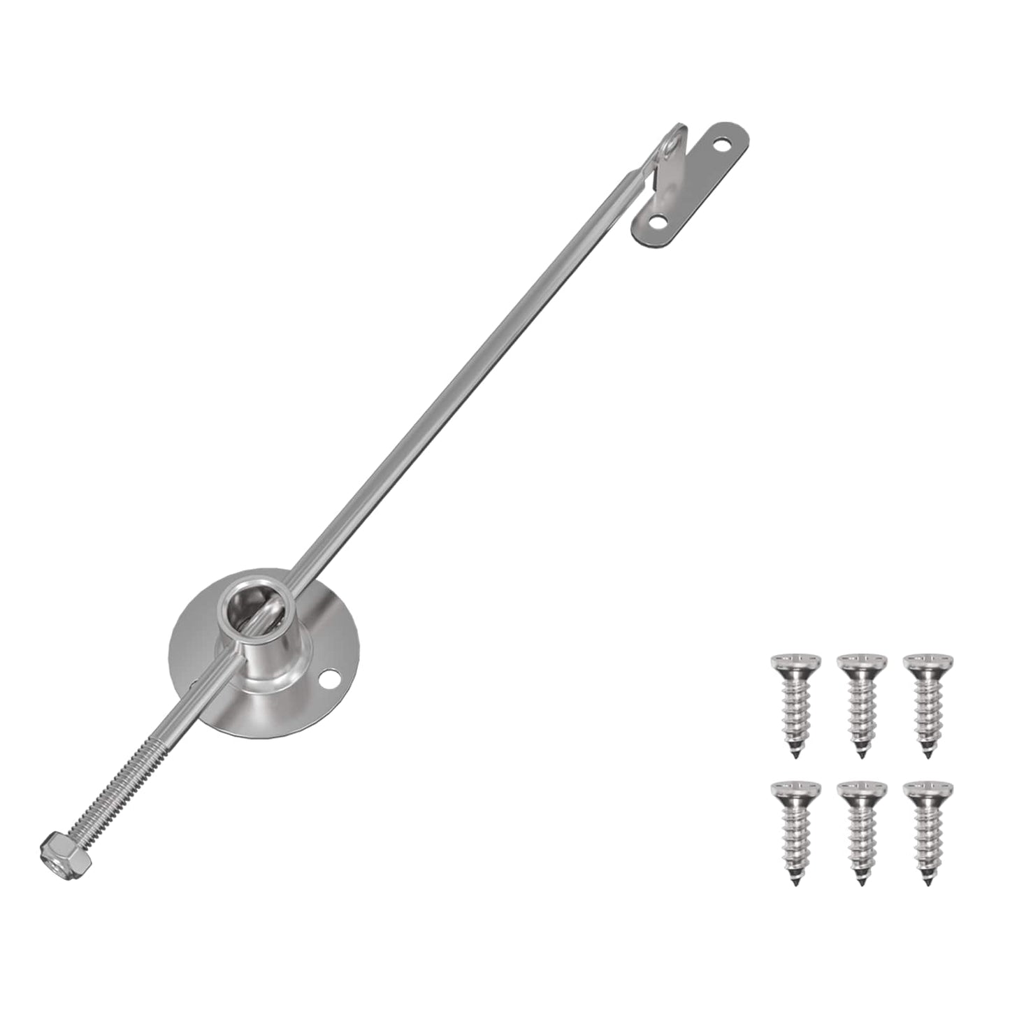 Cerniera a barra di trascinamento 12 pcs Argento 190 mm Ferro