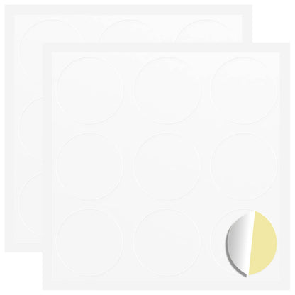 Adesivo 2 pcs Bianco Ã˜ 20 x 0,5 mm Carta