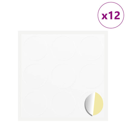 Adesivo 12 pcs Bianco Ã˜ 20 x 0,5 mm Carta