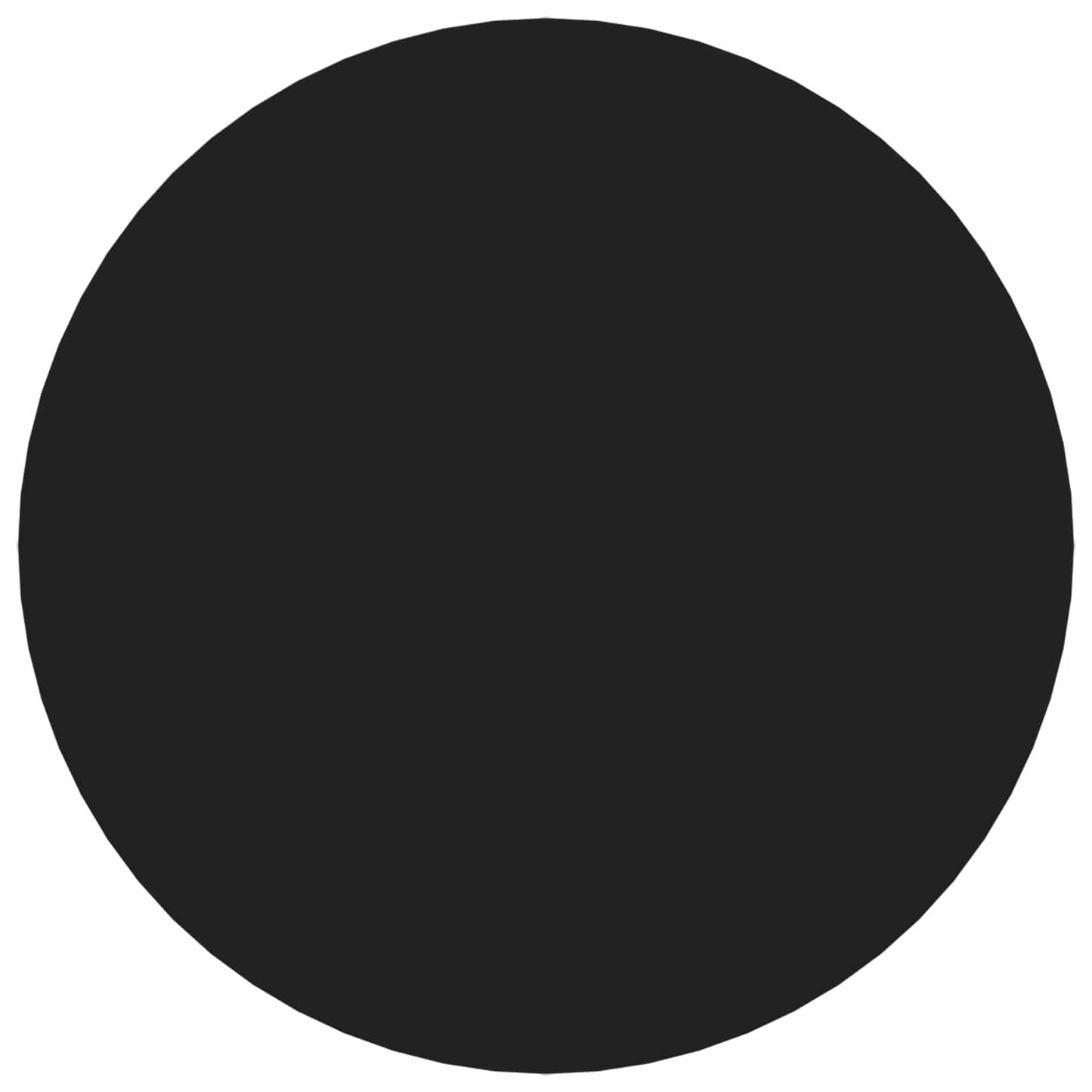 Copertura Vite Adesiva 12 pcs Nero Ã˜ 20 x 0,5 mm