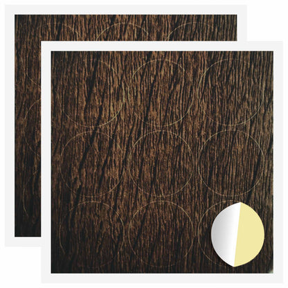 Copertura Vite Adesiva 2 pcs Rovere Marrone Ã˜ 20 x 0,5 mm