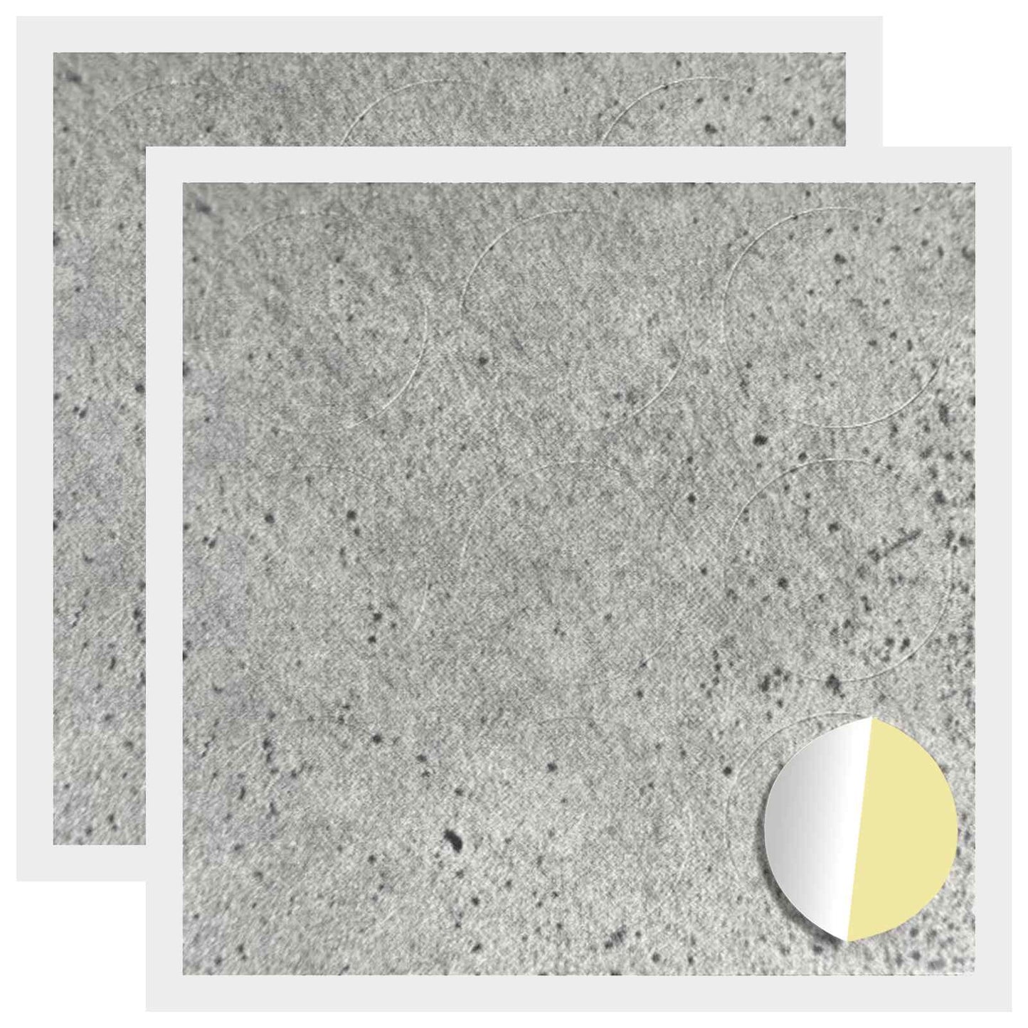 Copertura Vite Adesiva 2 pcs Grigio cemento Ã˜ 20 x 0,5 mm
