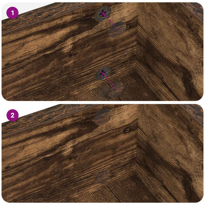 Copertura Vite Adesiva 12 pcs Rovere fumÃ© Ã˜ 20 x 0,5 mm