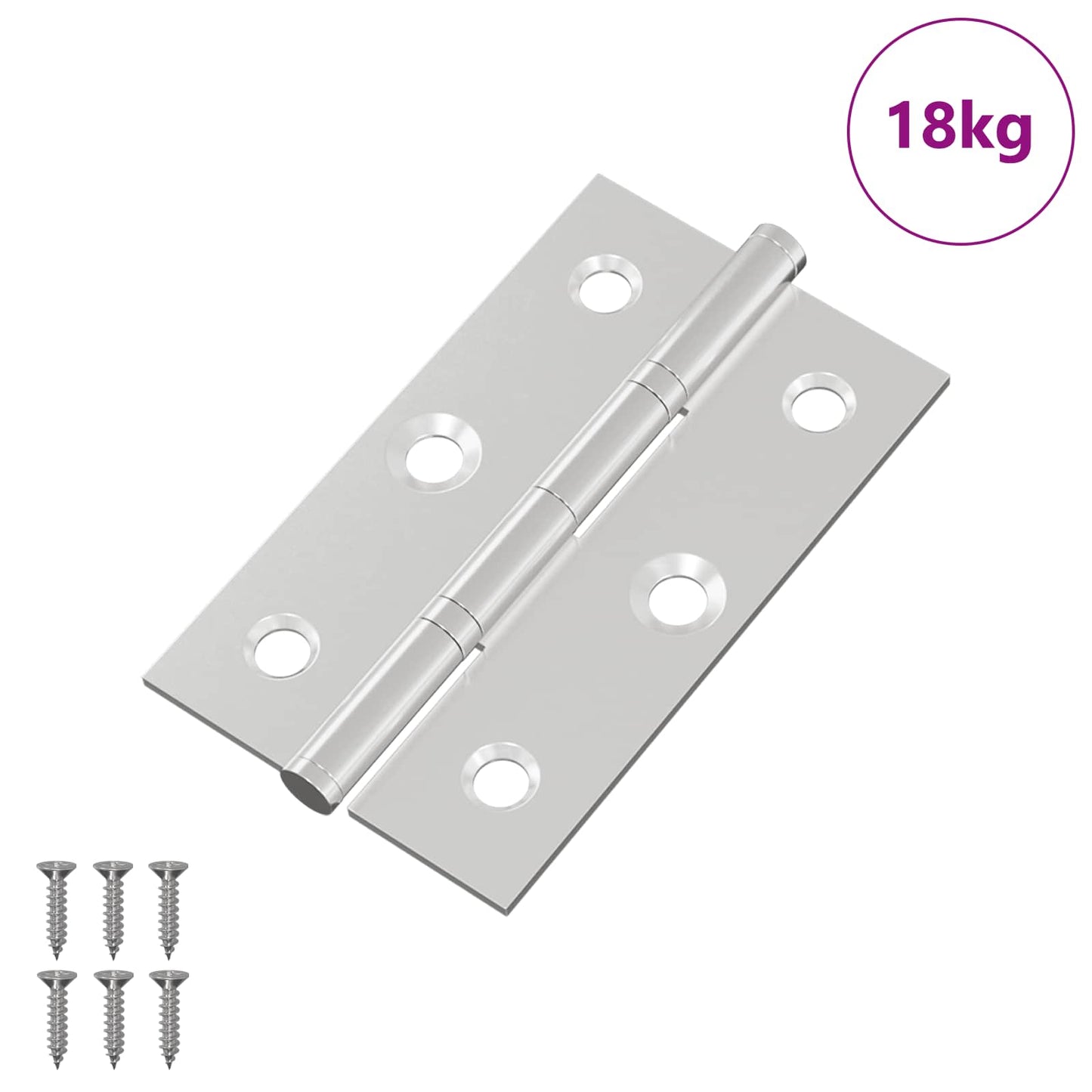Cerniera Tinta unita 899 pcs Argento 58 x 35 x 1 mm Acciaio