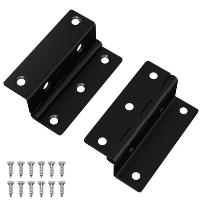 Cerniera 2 pcs Nero 38 x 17 x 60 mm Ferro