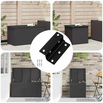 Cerniera 12 pcs Nero 38 x 17 x 60 mm Ferro