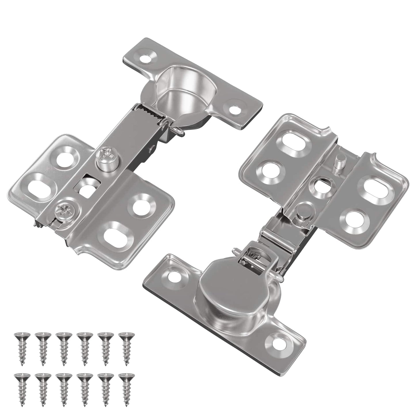 Cerniera 2 pcs Nichel 85 x 52,5 x 9,5 mm Ferro