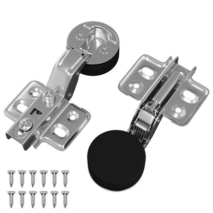 Cerniera 2 pcs Argento 35 mm Ferro