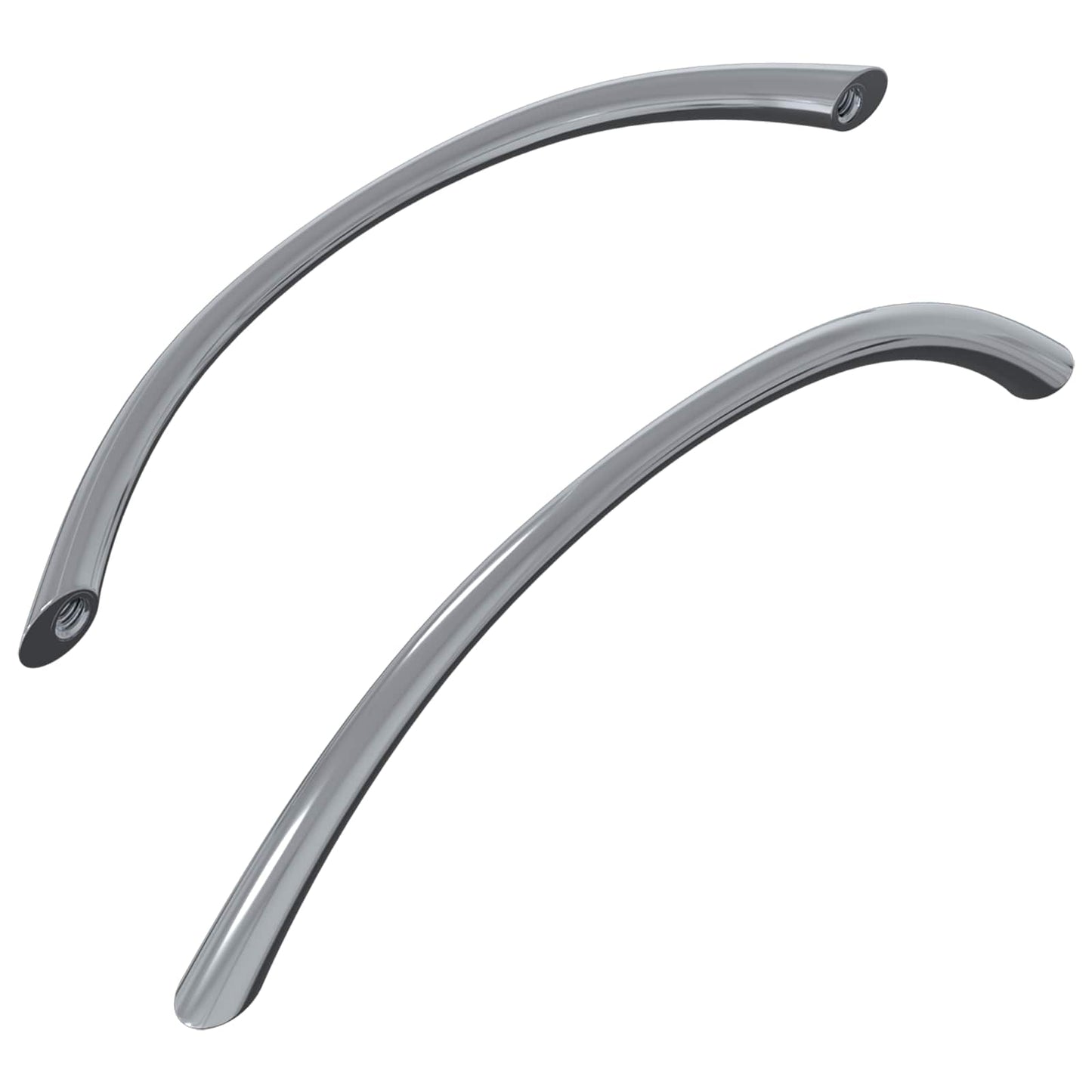 Manico 2 pcs Argento 107 x 3.6 x 23 mm Acciaio inossidabile