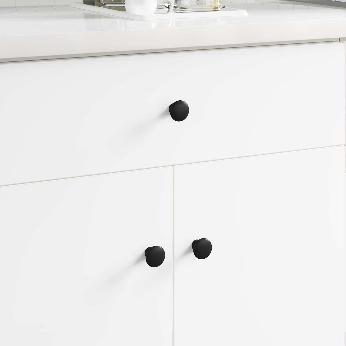 Manico 2 pcs Nero Ã˜30 mm Alluminio