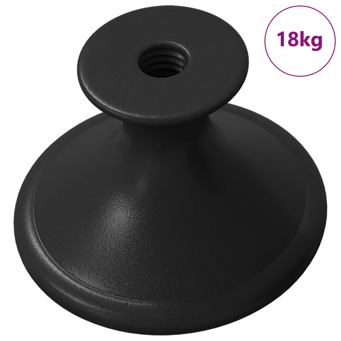 Manico 1461 pcs Nero Ã˜30 mm Alluminio