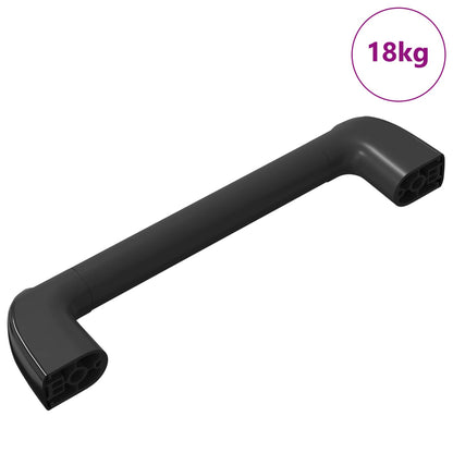 Manico Tinta unita 69 pcs Nero 380 x 34 x 85 mm Alluminio e PP