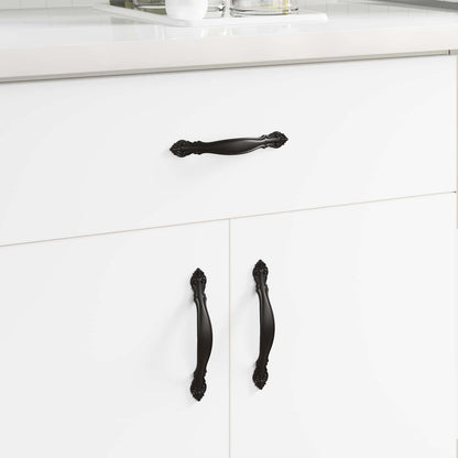 Manico 2 pcs Nero 143 x 19,2 x 20 mm Lega di Zinco