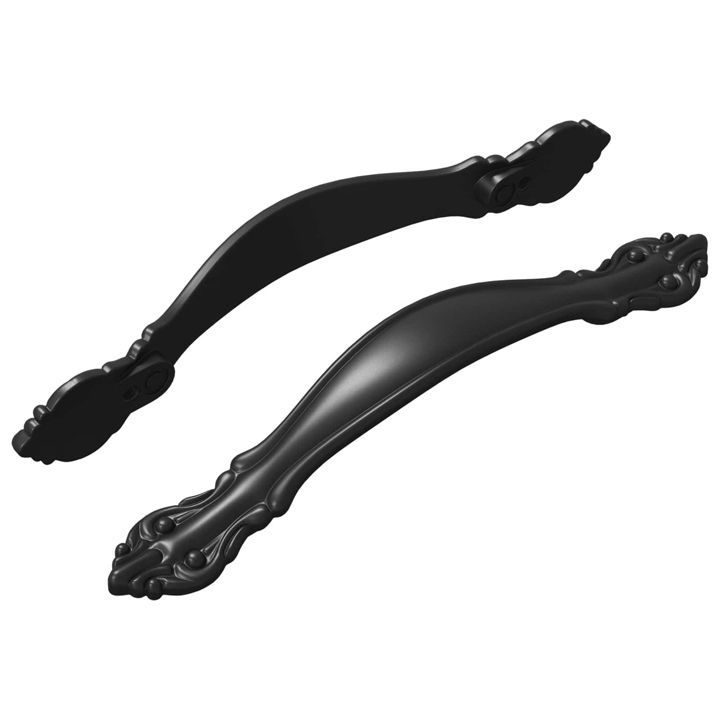 Manico 2 pcs Nero 143 x 19,2 x 20 mm Lega di Zinco
