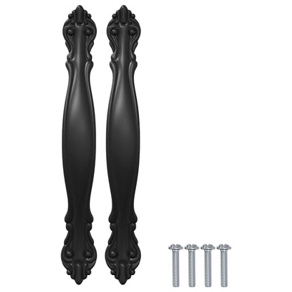 Manico 2 pcs Nero 143 x 19,2 x 20 mm Lega di Zinco