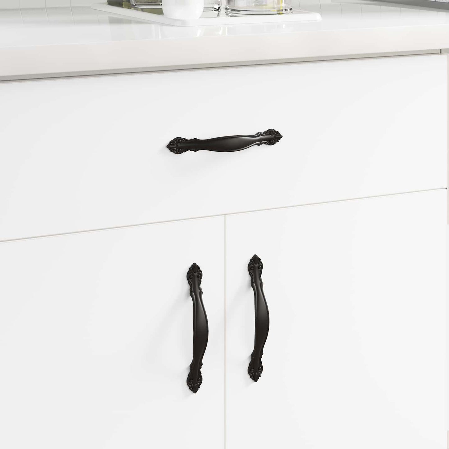 Manico 968 pcs Nero Lega di Zinco
