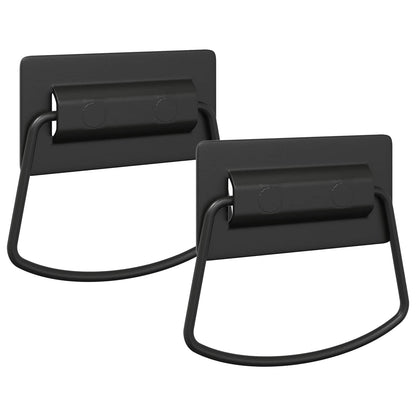 Maniglie per Armadi 2 pcs Nero 85 x 45 mm Metallo