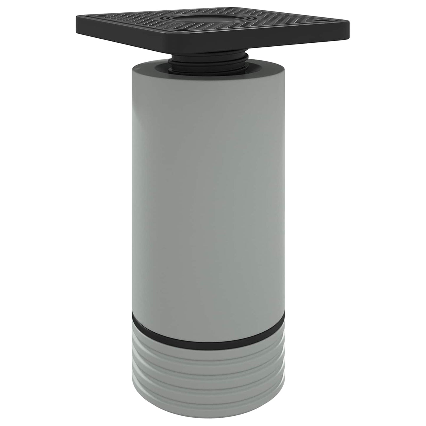 Piedini per mobili Regolabile 2 pcs Bianco 64 x 64 x 100 mm PP