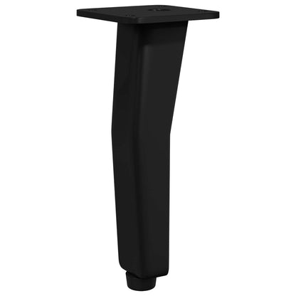 Piedi in piedi 2 pcs Nero 40 x 40 x 100 mm Ferro