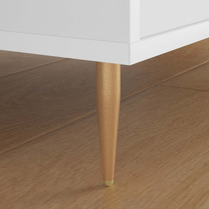 Piedi in piedi 2 pcs Oro 98 x 40 mm Ferro