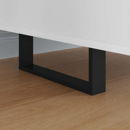 Piedini per mobili 2 pcs Nero 281 x 40,5 x 100 mm Ferro