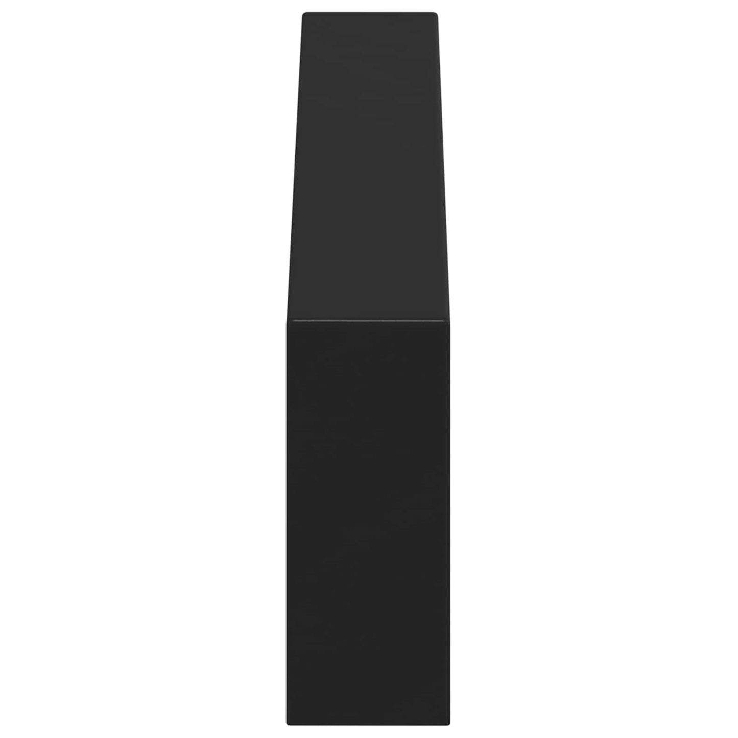 Piedini per mobili 2 pcs Nero 311 x 40,5 x 100 mm Ferro
