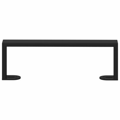 Piedini per mobili 12 pcs Nero 311 x 40,5 x 100 mm Ferro