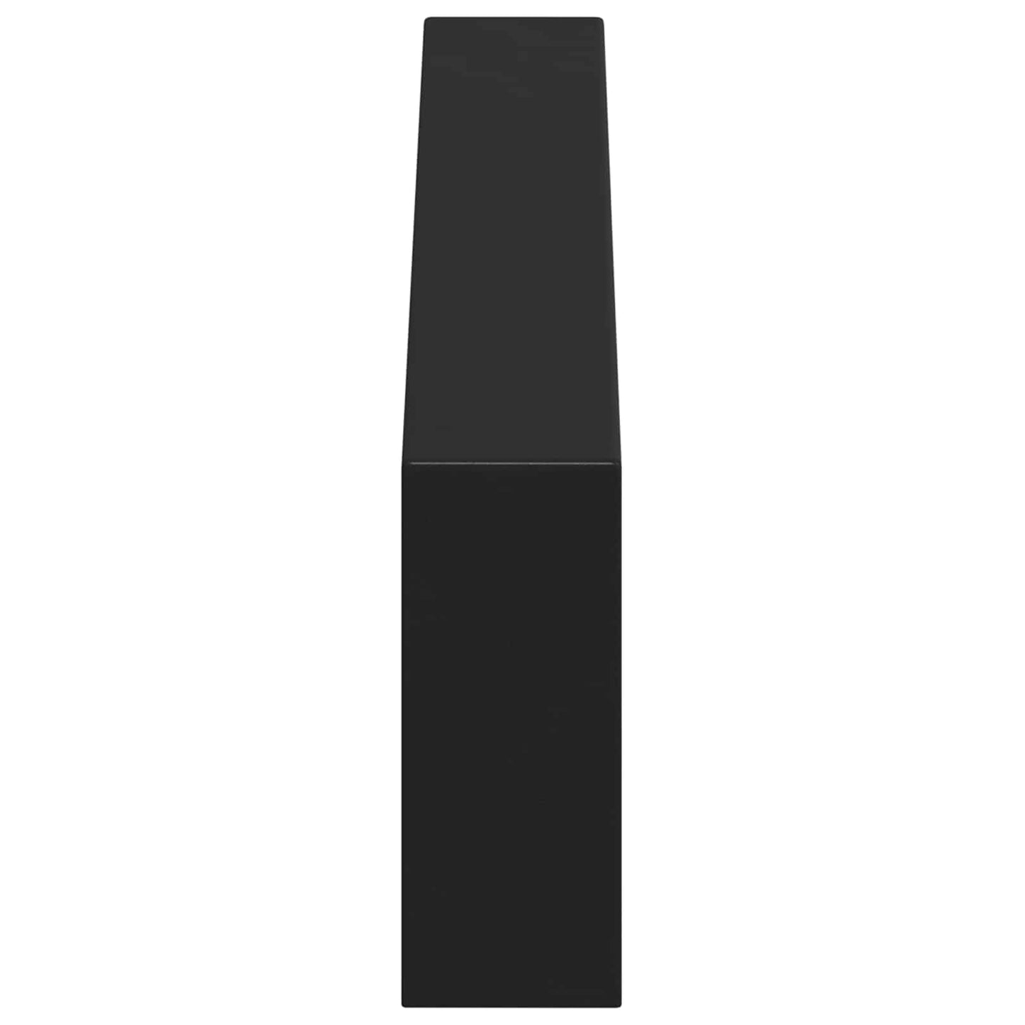 Piedini per mobili 2 pcs Nero 341 x 40,5 x 100 mm Ferro
