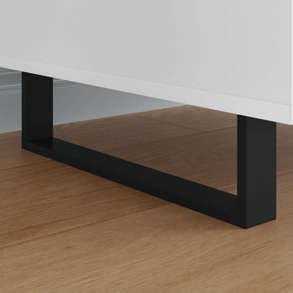 Piedini per mobili 2 pcs Nero 376 x 40,5 x 100 mm Ferro