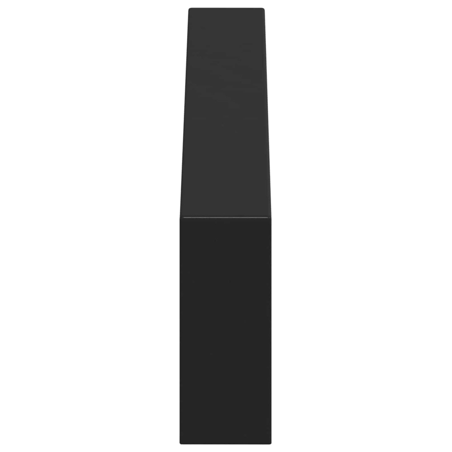 Piedini per mobili 2 pcs Nero 376 x 40,5 x 100 mm Ferro
