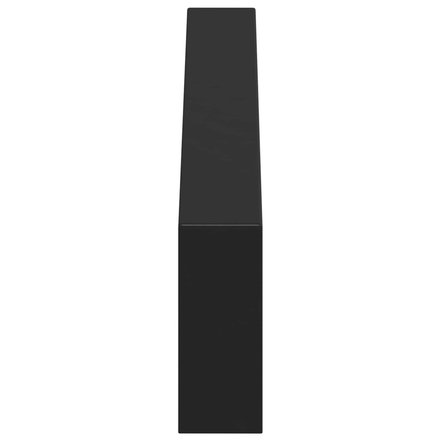 Piedini per mobili 2 pcs Nero 436 x 40,5 x 100 mm Ferro