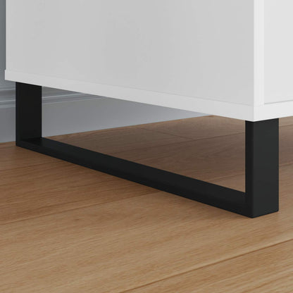 Piedini per mobili 2 pcs Nero 481 x 40,5 x 100 mm Ferro
