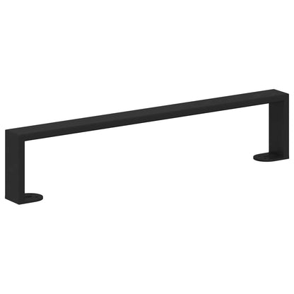 Piedini per mobili 2 pcs Nero 481 x 40,5 x 100 mm Ferro