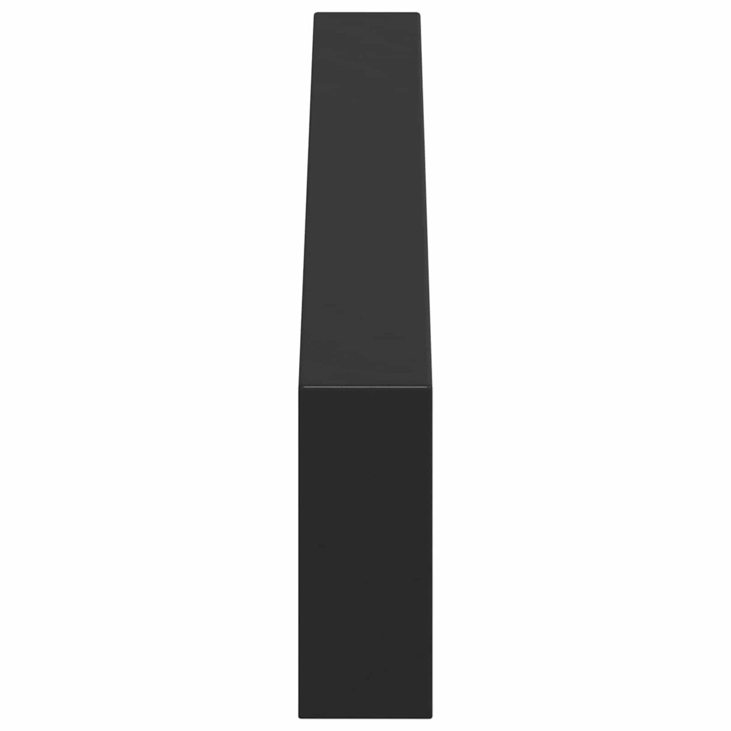 Piedini per mobili 12 pcs Nero 481 x 40,5 x 100 mm Ferro