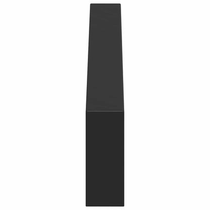 Piedini per mobili 12 pcs Nero 481 x 40,5 x 100 mm Ferro