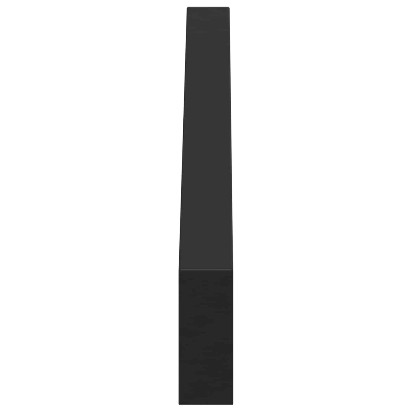 Piedini per mobili 2 pcs Nero 796 x 40,5 x 100 mm Ferro