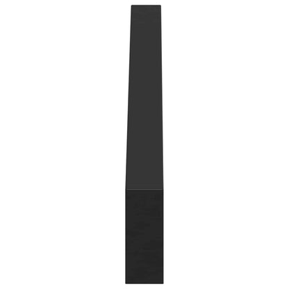 Piedini per mobili 2 pcs Nero 796 x 40,5 x 100 mm Ferro