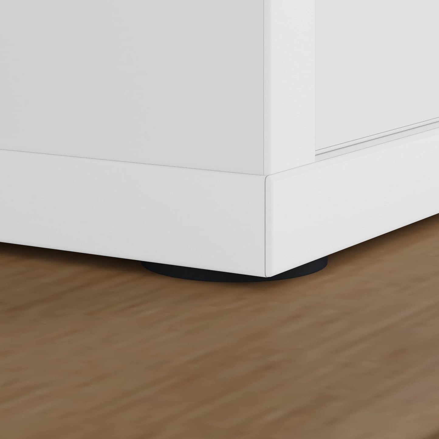 Pannelli per Piedi di Mobili 2 pcs Nero Ã˜ 30 x 2 mm EVA