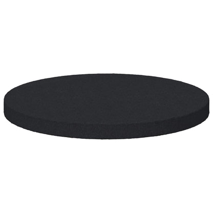 Pannelli per Piedi di Mobili 2 pcs Nero Ã˜ 30 x 2 mm EVA