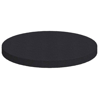 Pannelli per Piedi di Mobili 12 pcs Nero Ã˜ 30 x 2 mm EVA