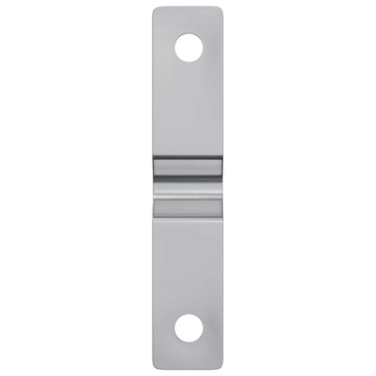 Piastra di impatto 12 pcs Argento 50 x 10 x 1,2 mm Ferro