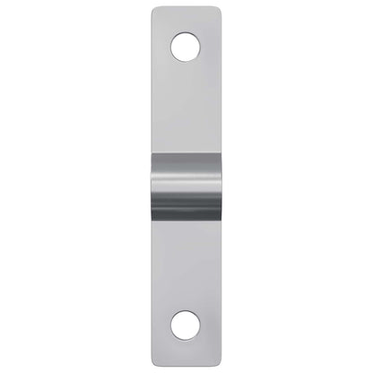 Piastra di impatto 12 pcs Argento 50 x 10 x 1,2 mm Ferro