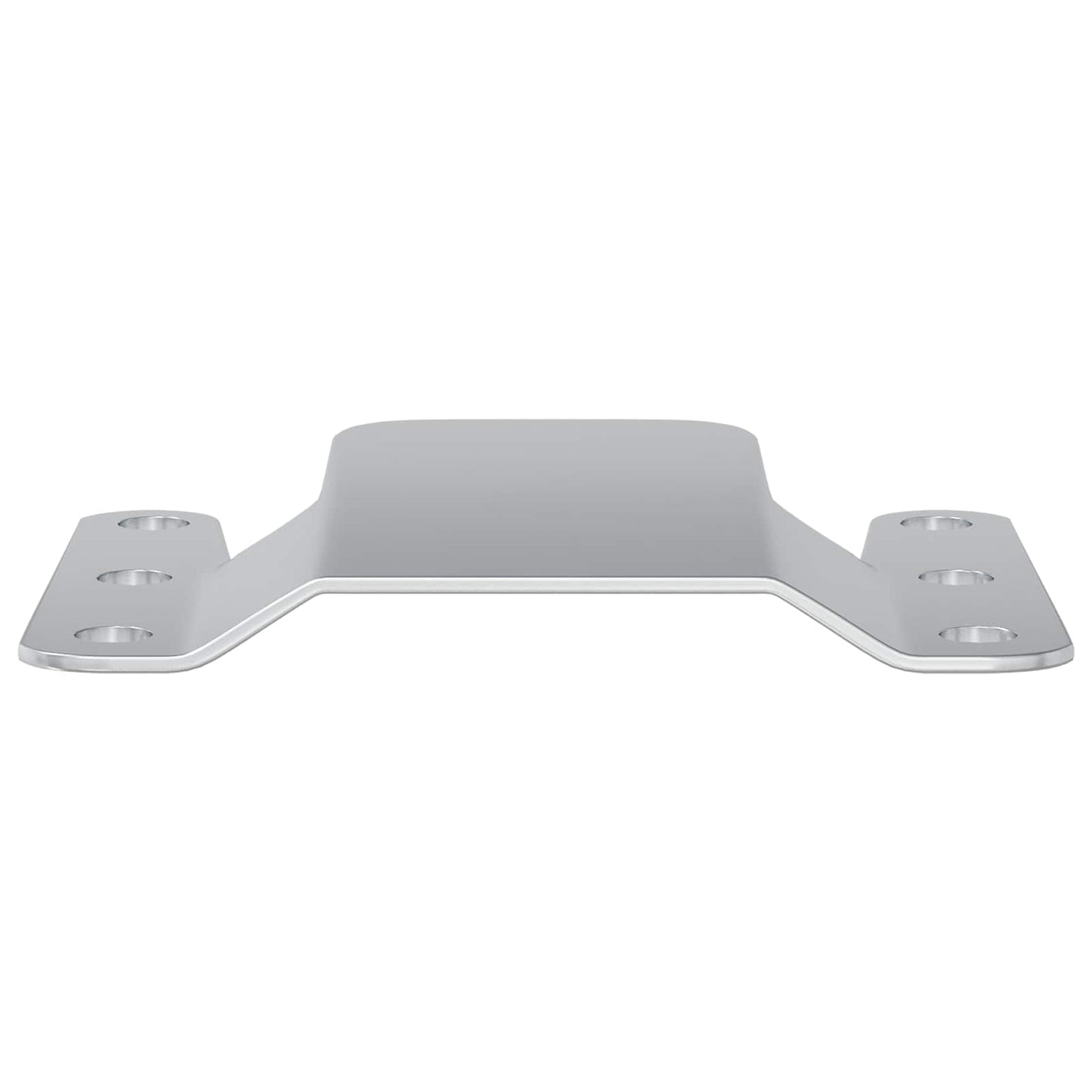 Staffa di Montaggio Flush 2 pcs Argento 75 x 66 x 1,4 mm