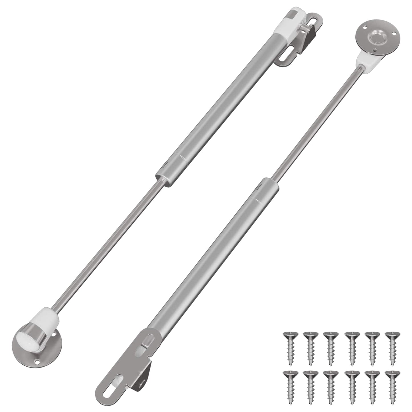 Molla Gas Idraulica 2 pcs Argento 280 x 17 x 16 mm PP e Ferro