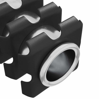 Inserto per tubo filettato 12 pcs Nero e Argento