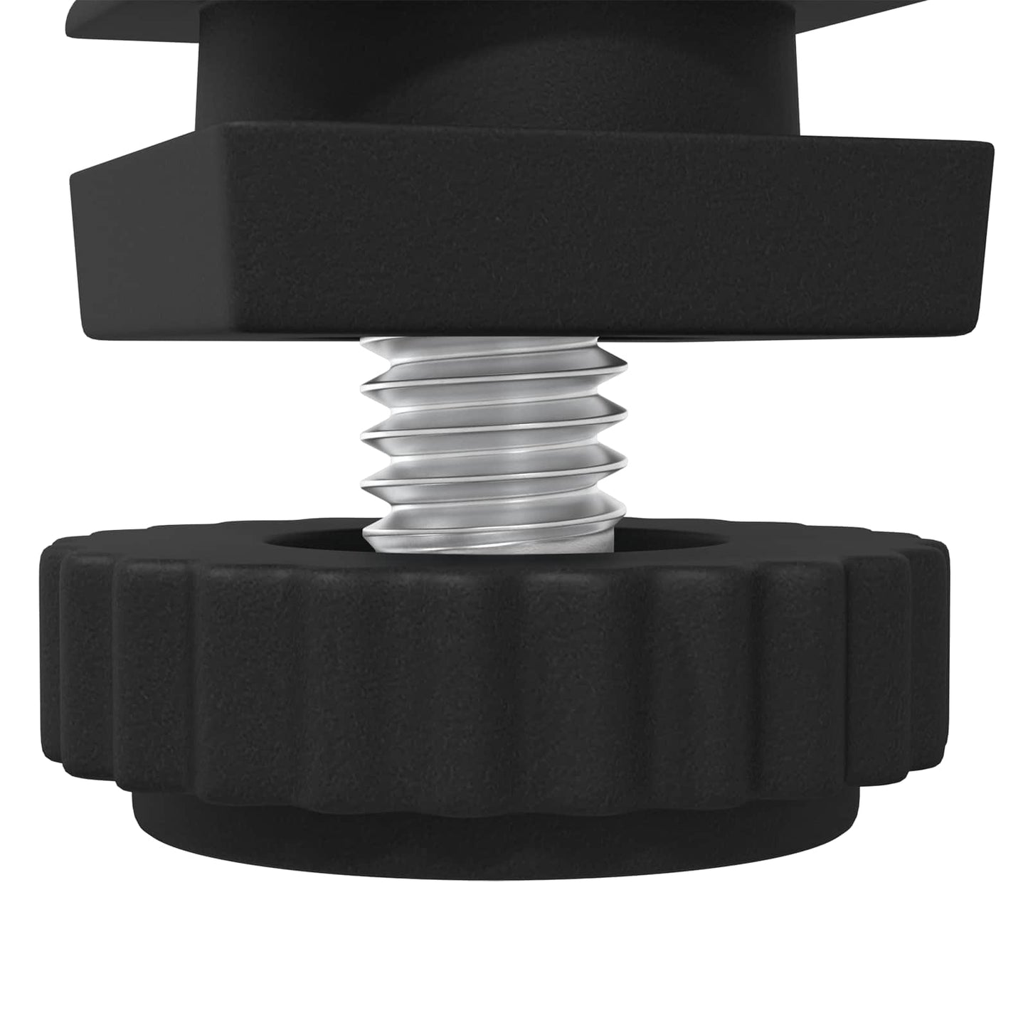 Livellatori per Mobili Regolabile 2 pcs Nero M6 PP