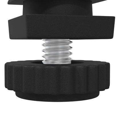 Livellatori per Mobili Regolabile 12 pcs Nero M6 PP